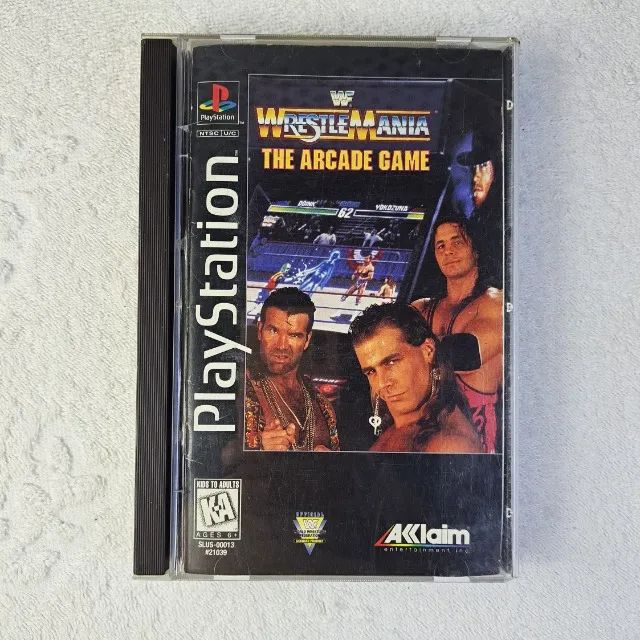 Wrestlemania The Arcade Game Longbox Original Americano Ps1. Playstation 1