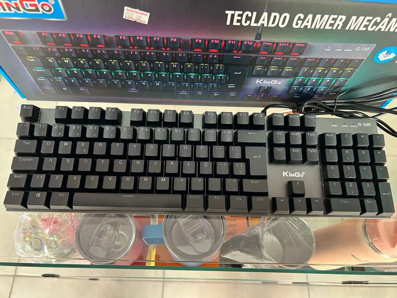 Teclado Gamer Mecânico Kingo G-100 - Foto 2