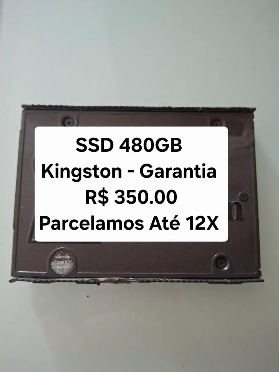 HD Ssd 480GB - Garantia. 