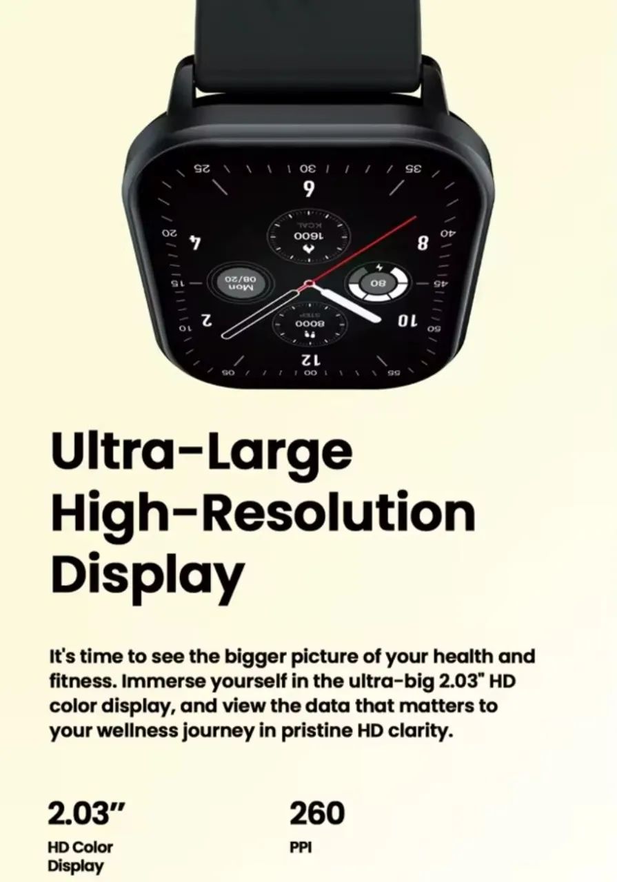 smartwatch zeblaze gts 3 gps + pulseira extra - bege - Foto 4