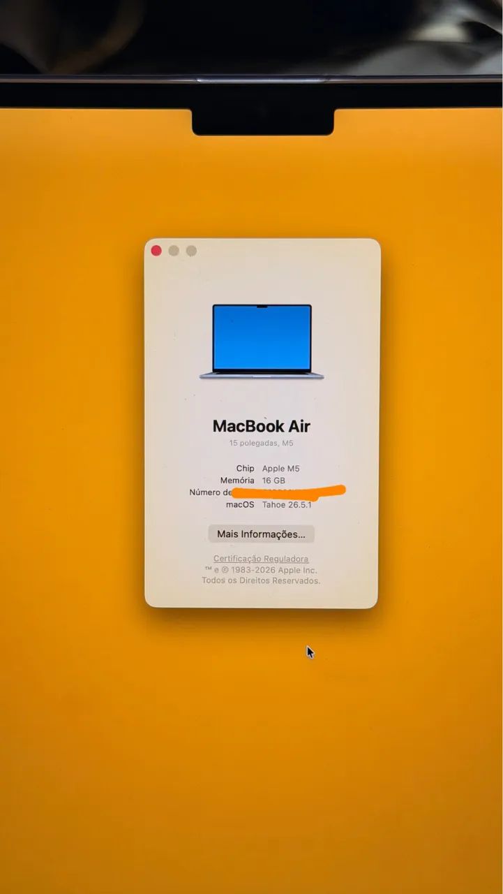 MacBook Air 15 polegadas | M5 | 16GB | 512SSD - Foto 2