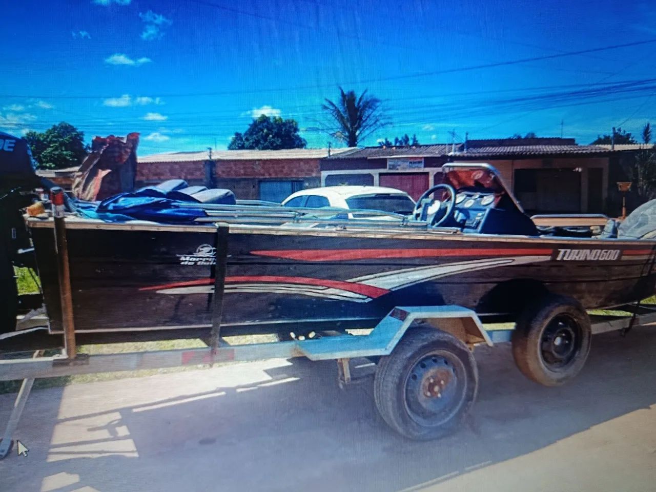 Lancha para pesca esportiva 