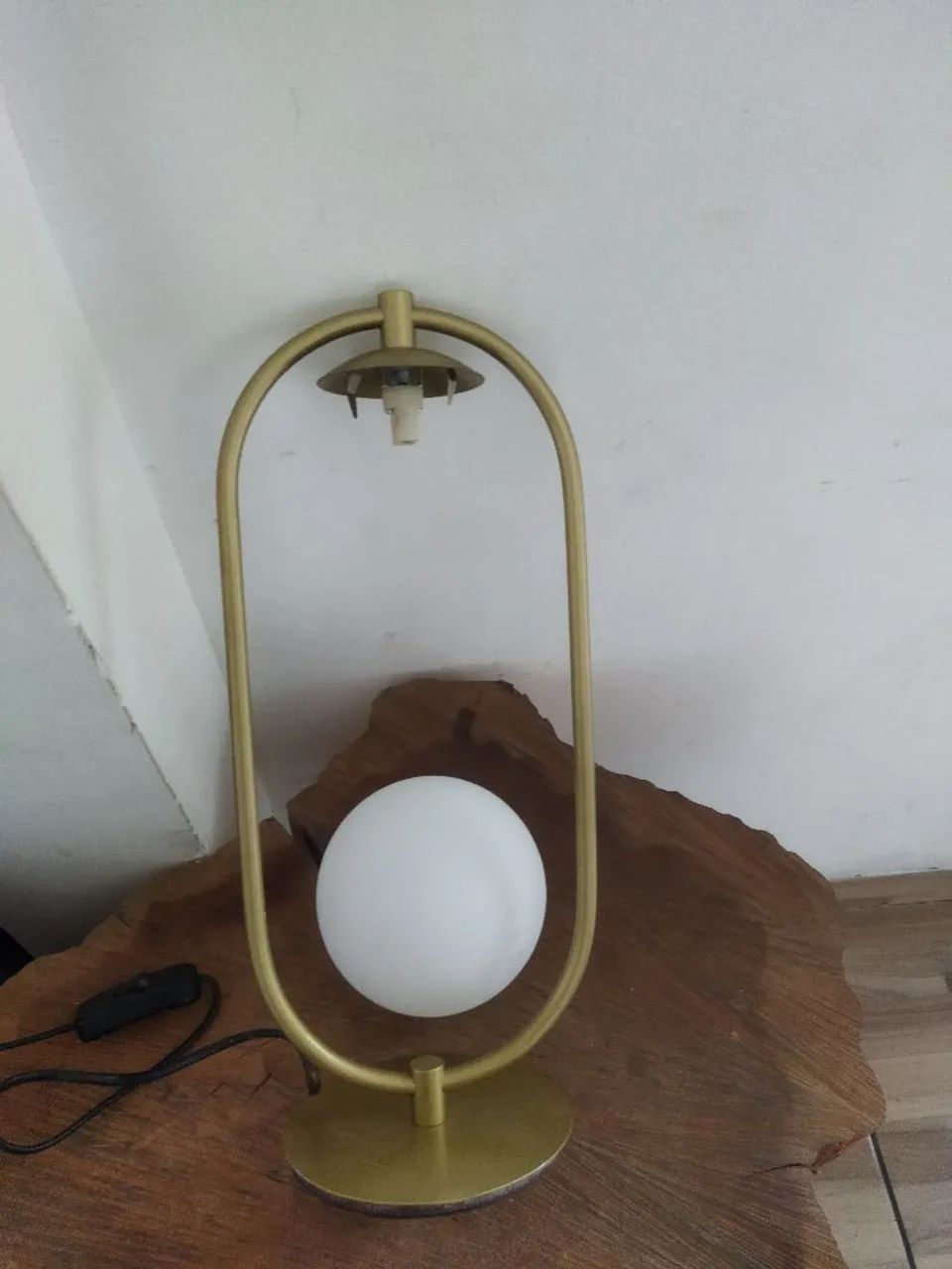 Abajur Flórida dourado. - Foto 5