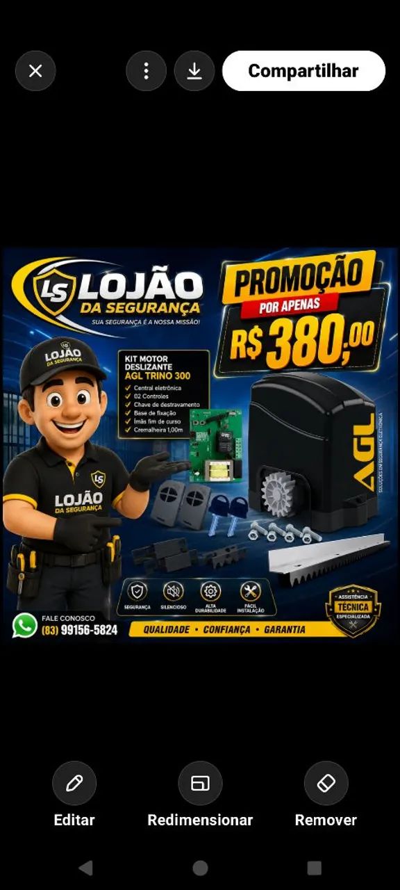 Vendo Motor Portão 