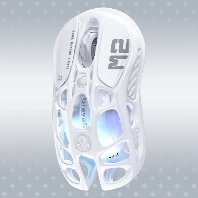 Mouse Gravastar Mercury M2 - Opaline White (Novo) - Foto 2