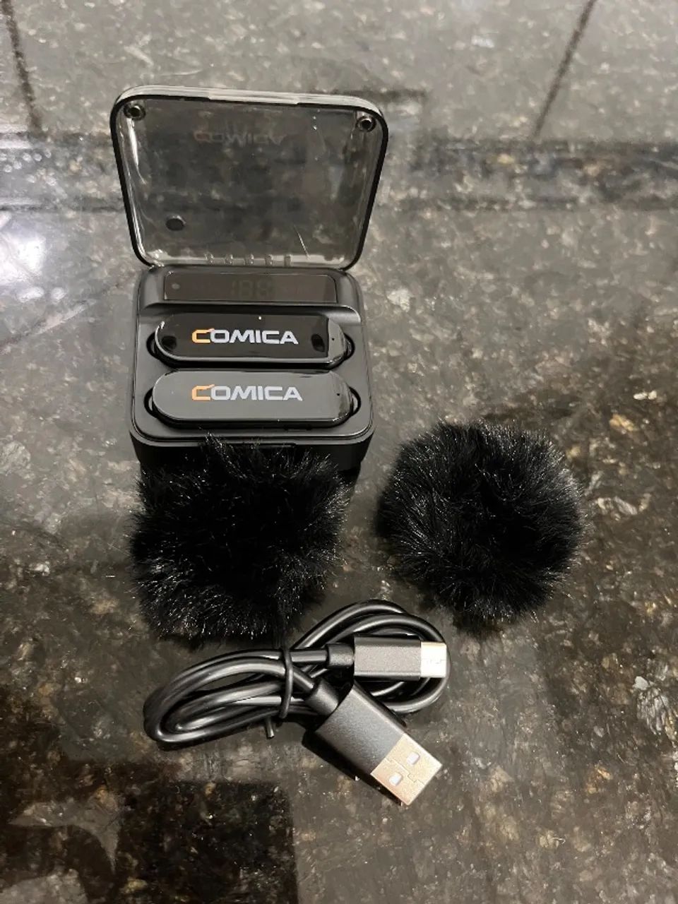 Microfone NOVO Comica Vimo S Mi 2.4G Dual