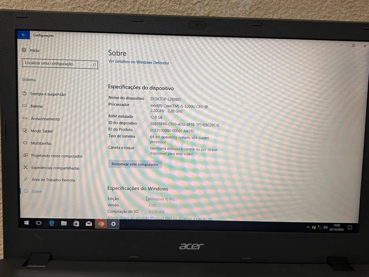 VENDO OU TROCO NOTEBOOK - Foto 3