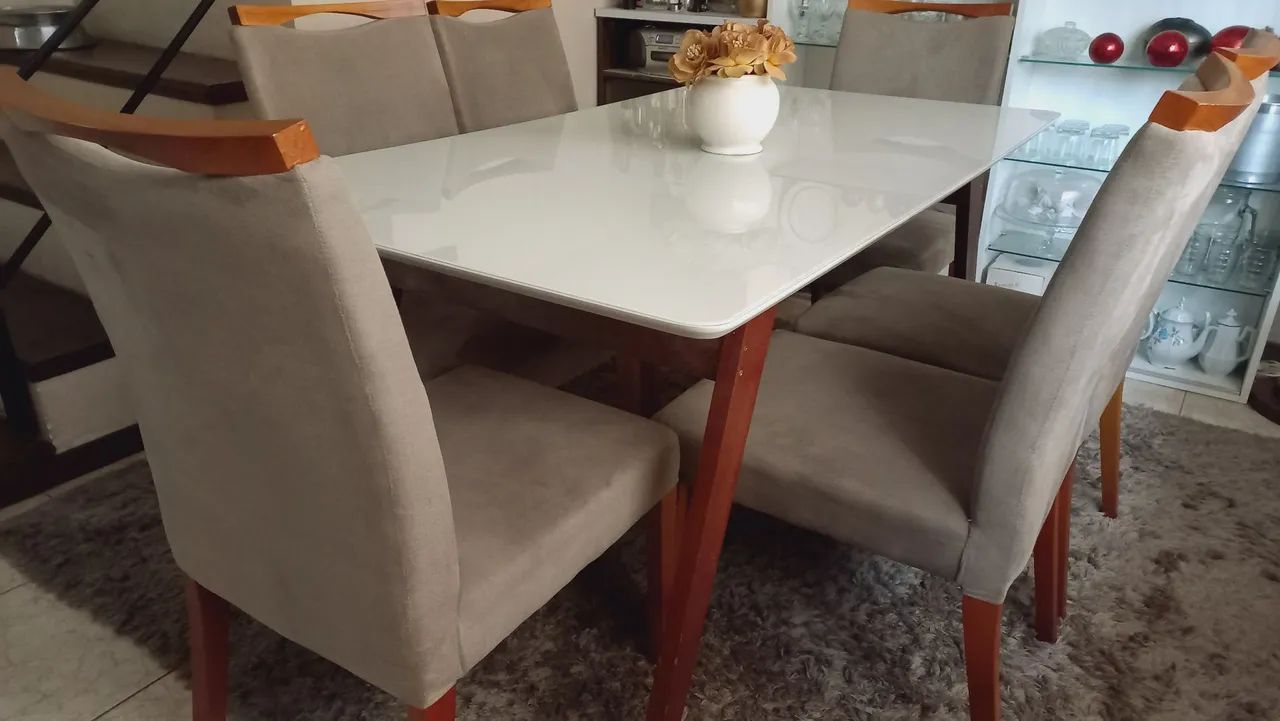 Mesa de jantar madeira maciça  - Foto 4