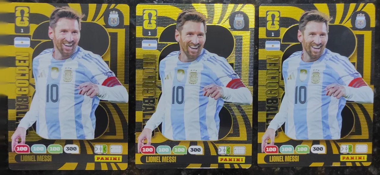 Cards Adrenalyn Golden Ballers - Messi