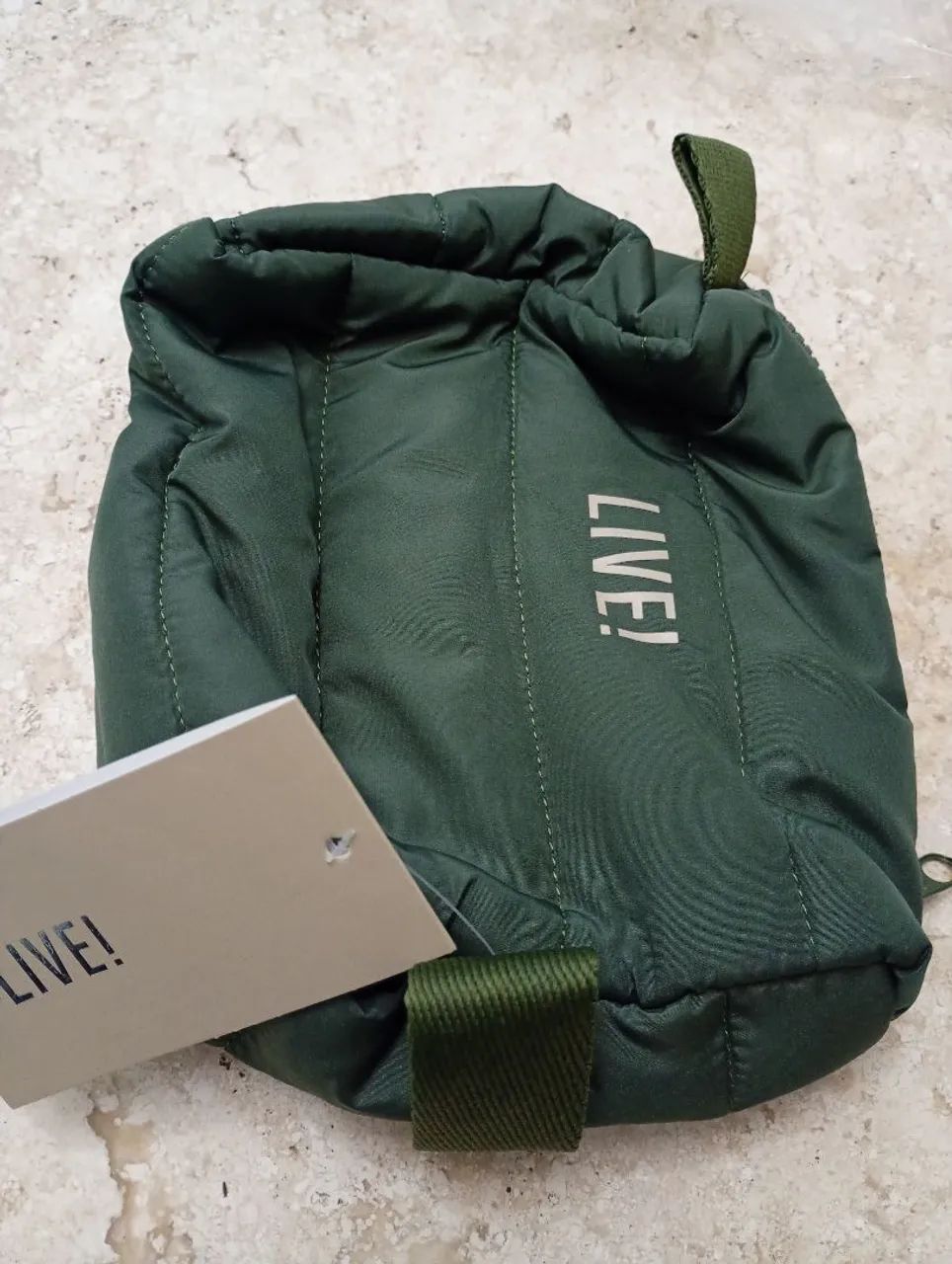 Necessaire Live! Verde militar  - Foto 2