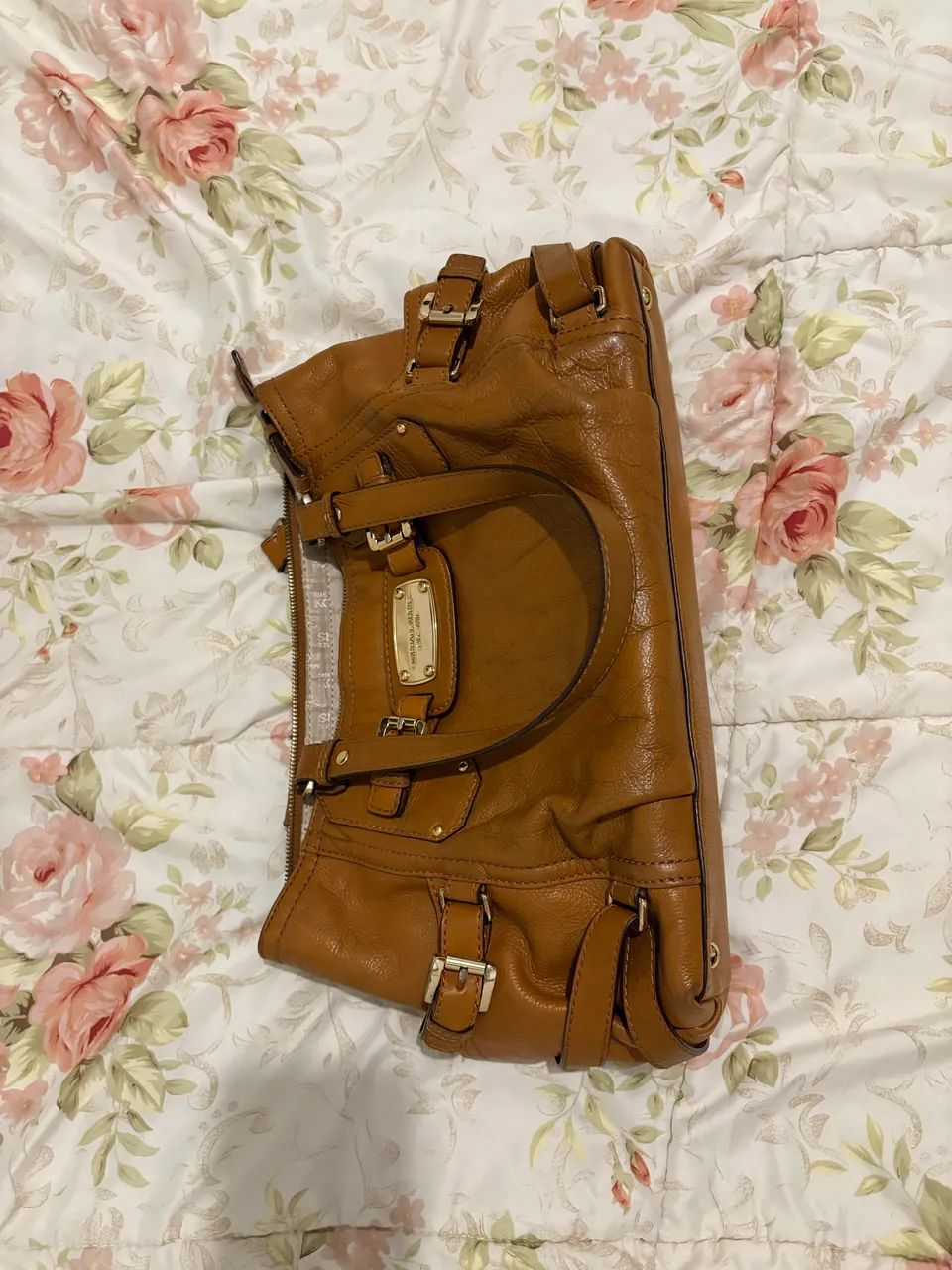 Bolsa Michael Kors Gansevoort caramelo  - Foto 3