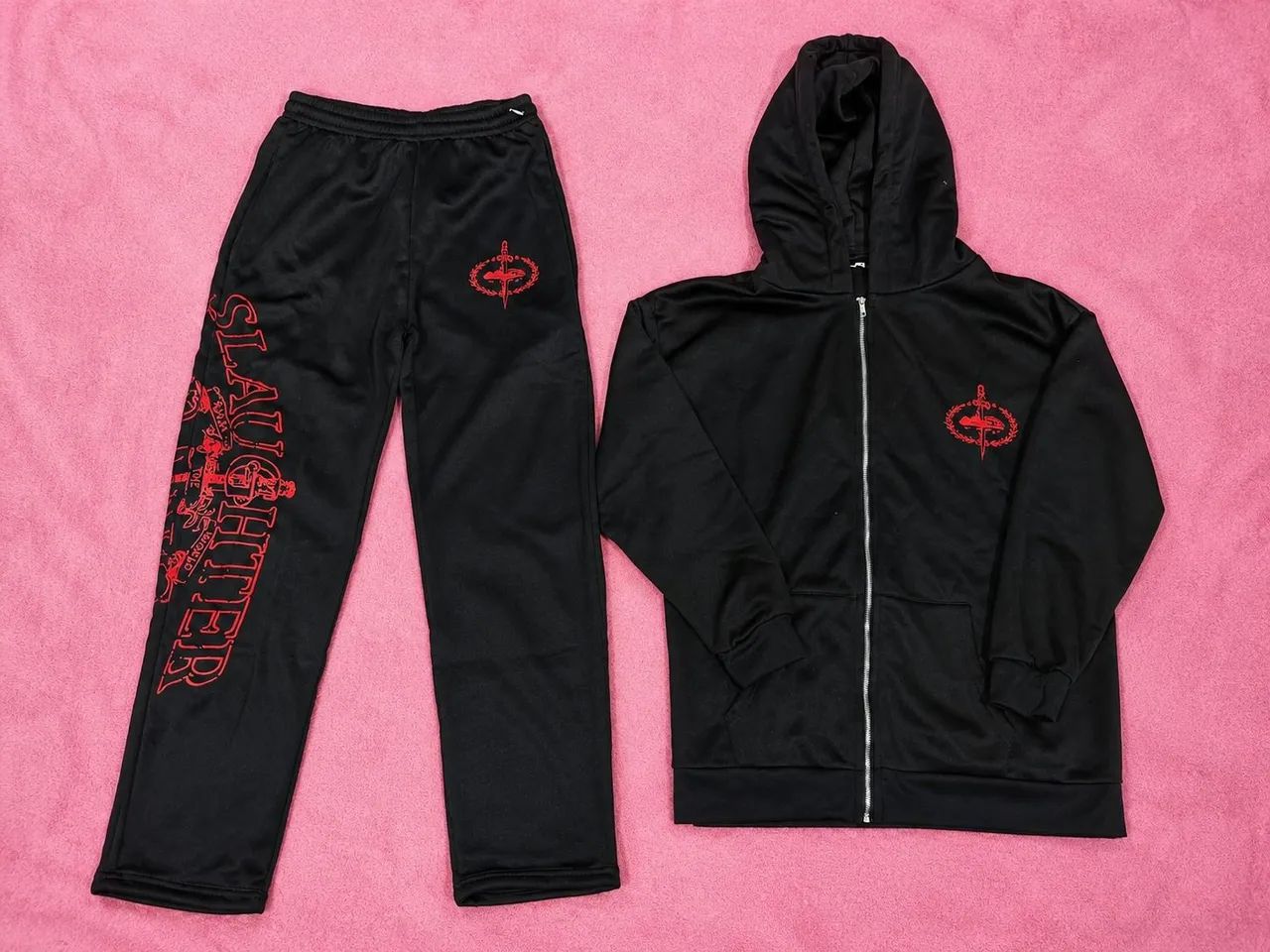 Conjunto moletom Corteiz Slaughtergang