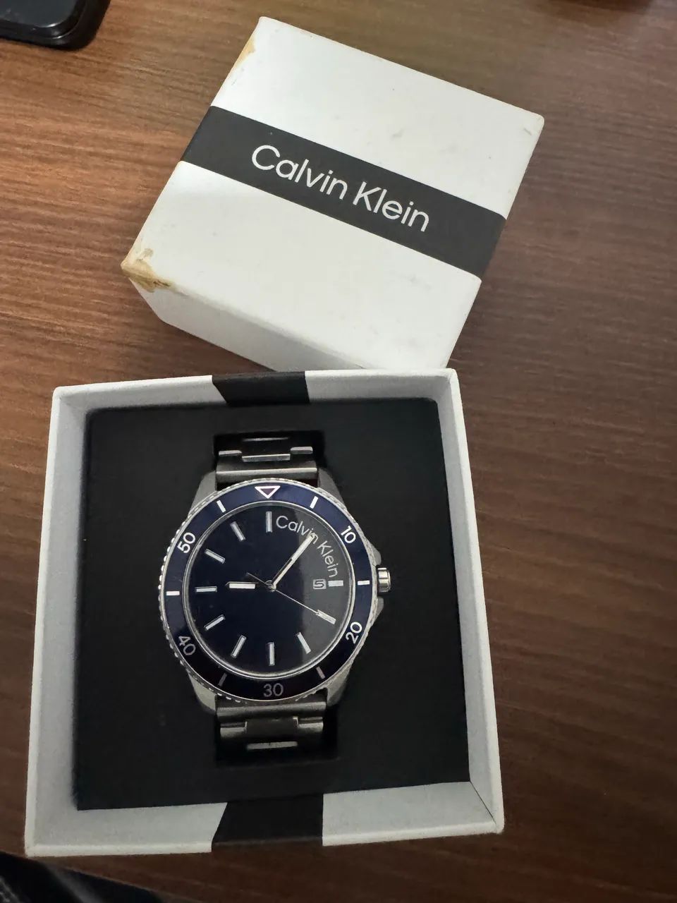 Relógio Calvin Klein em aço. Original. 