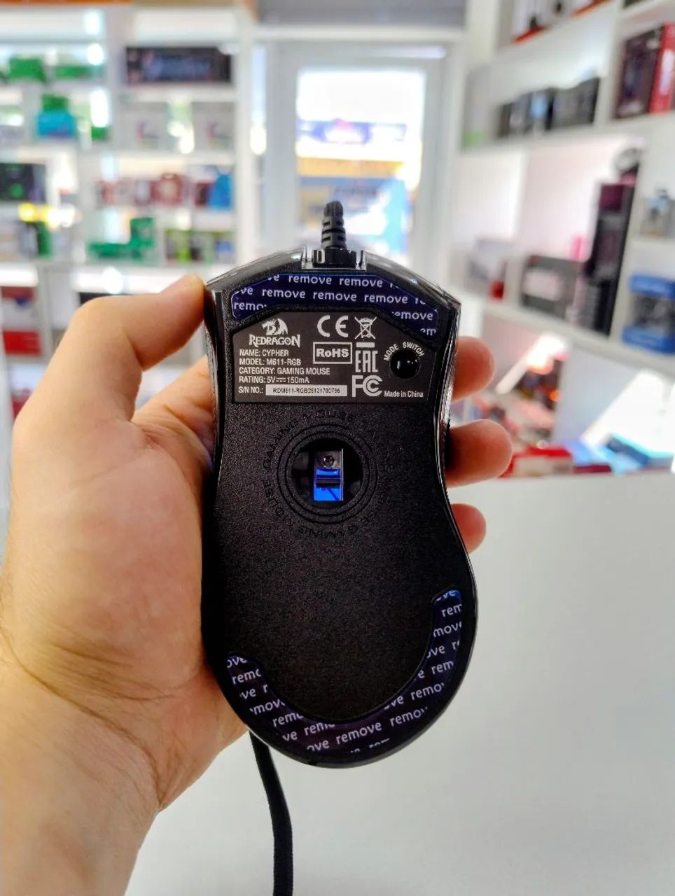 Mouse Redragon M611 Cobra Cypher Lite RGB Sensor Óptico - Foto 4