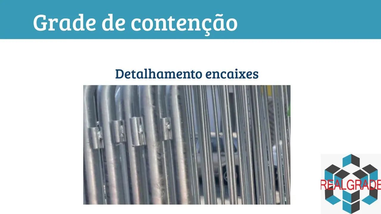 Grade de contenção de fila  - Foto 3