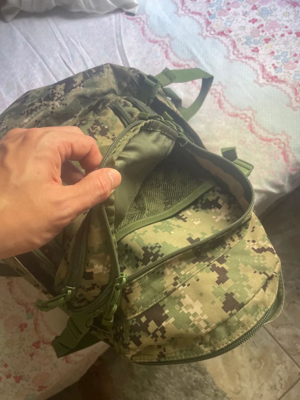 Mochila camuflada da Marinha dos EUA  - Foto 4