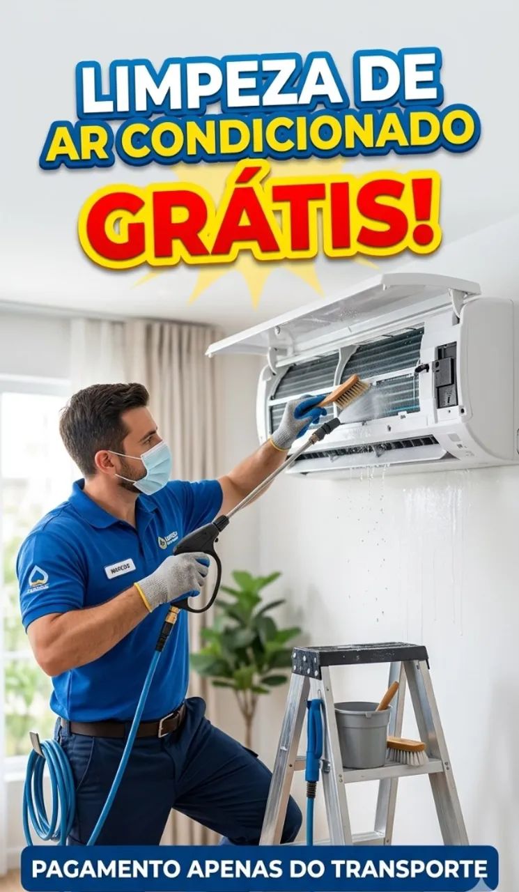 Limpeza de Ar Condicionado Grátis