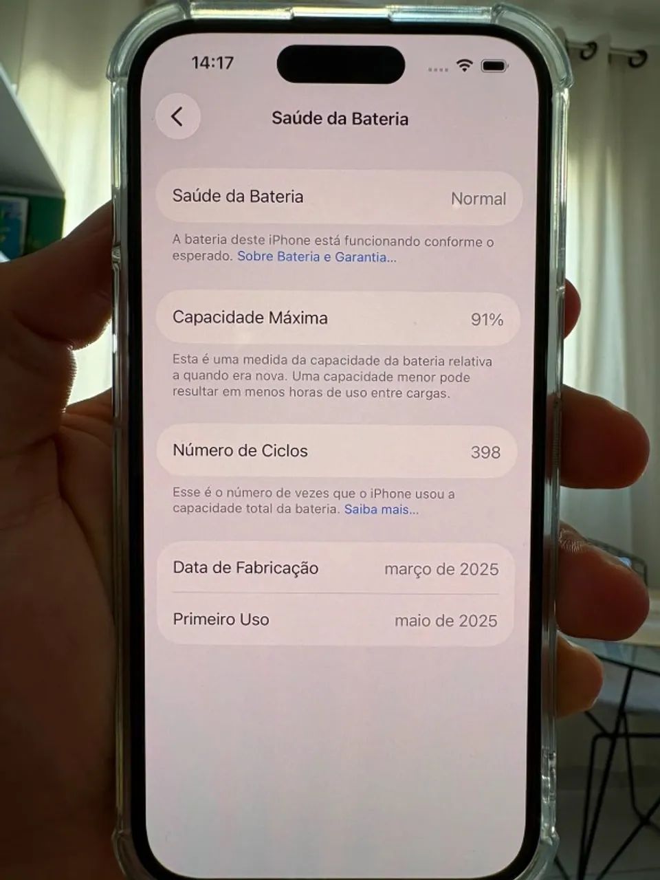 iPhone 15 128GB Preto - Bateria 91% - Ótimo Estado! - Foto 4