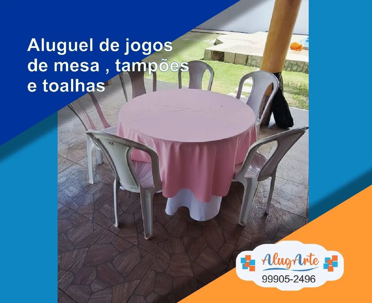Aluguel de jogos de mesa ,tampões e toalhas  - Foto 2