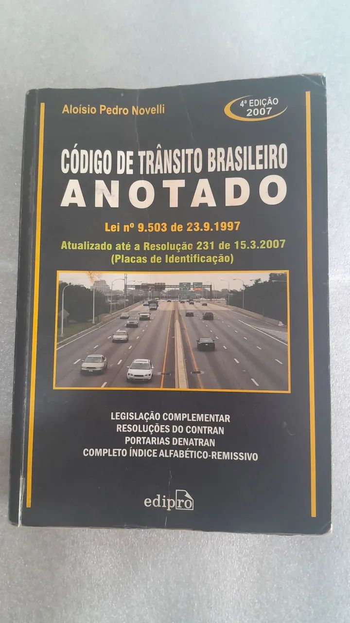"CÓDIGO DE TRÂNSITO BRASILEIRO ANOTADO"