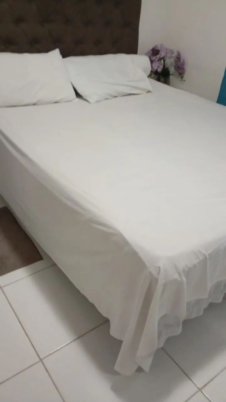 Lençol Branco P/ cama Queen 