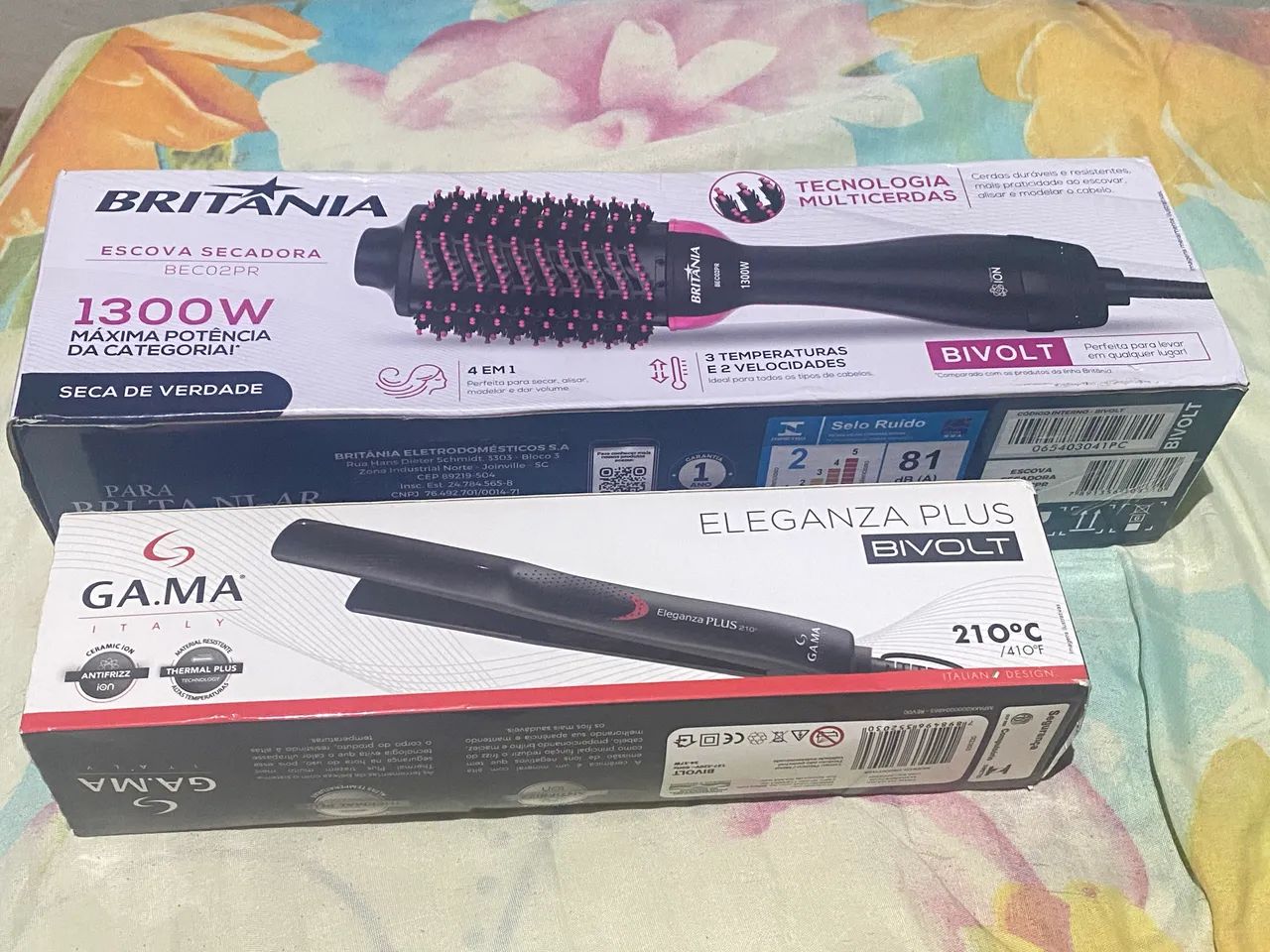 Hair Straightener and Blow-Dry Brush
