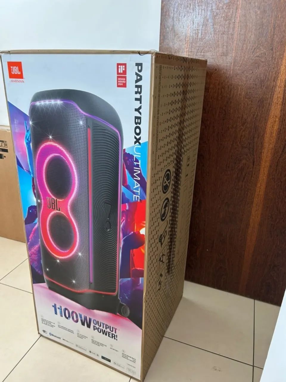 Caixa de Som JBL Partybox Ultimate - Nova e Lacrada! - Foto 5
