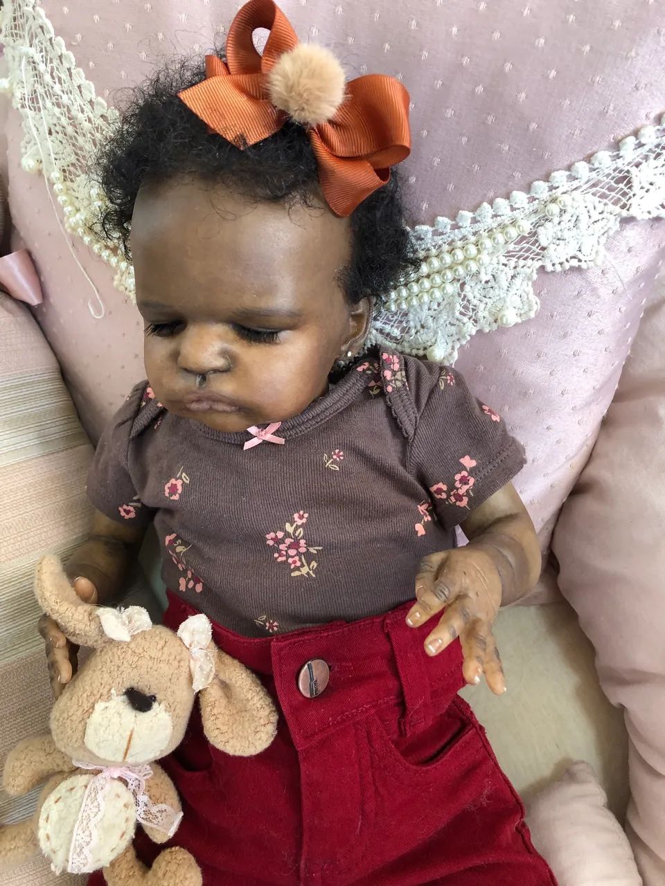 Bebê reborn negra - Foto 3