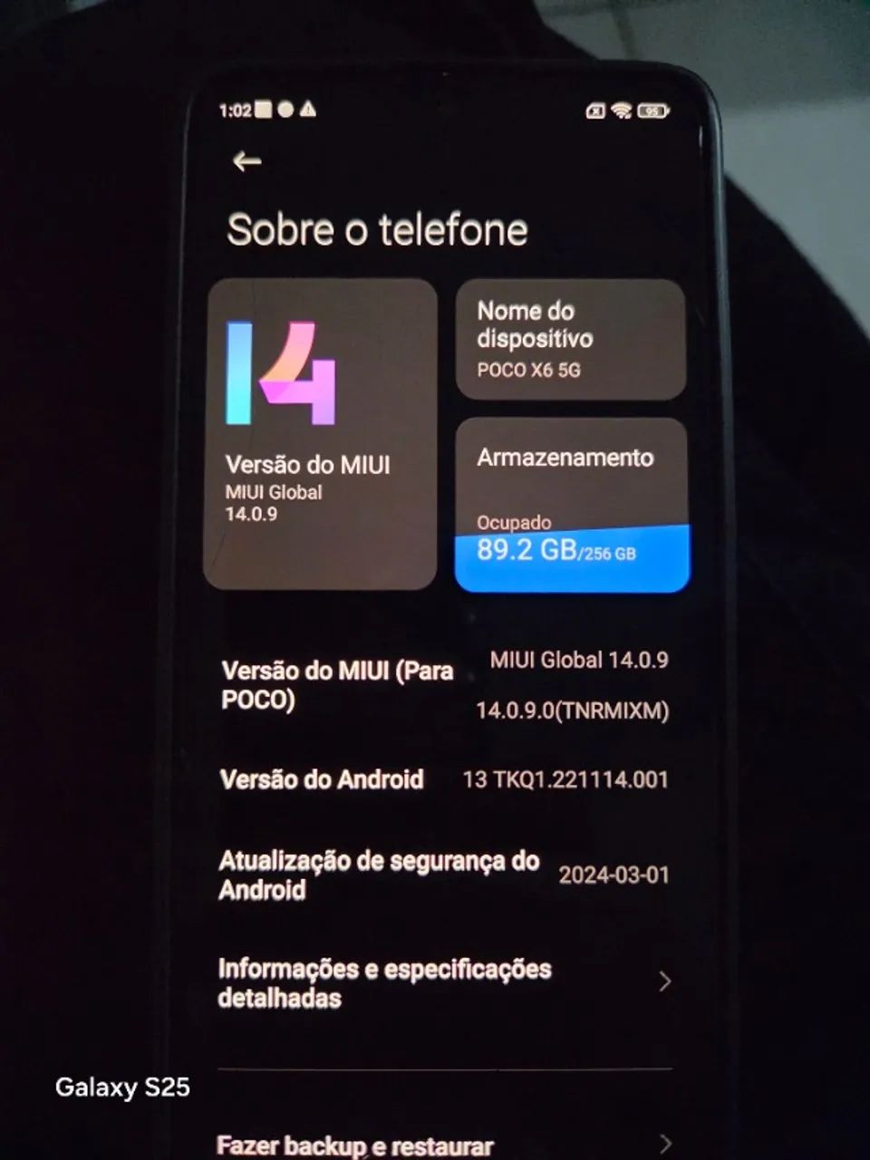 Celular Xiaomi Poco X6 Pro 256gb - Foto 4