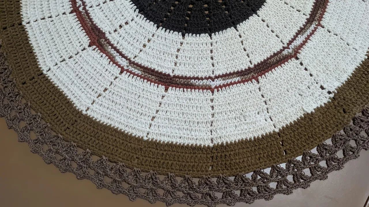 Tapete de crochê 