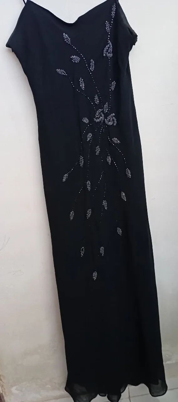 Vestido longo preto 