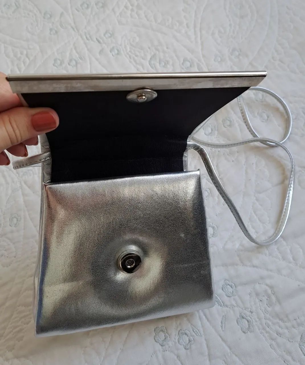 Bolsa Couro legítimo Tam. P - Foto 3