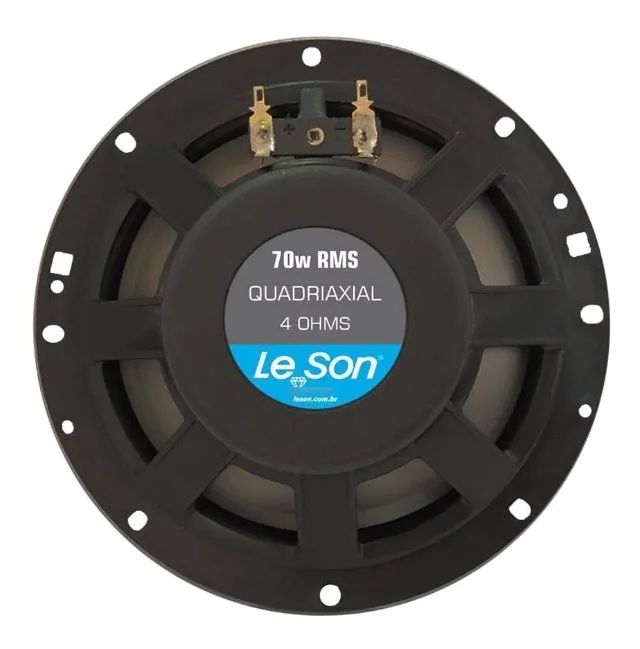 alto-falante 6 polegadas leson ls6 140w 140 rms na cor preta o par Pronta Entrega - Foto 3