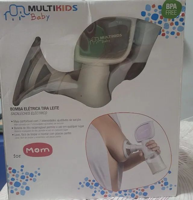 Bomba elétrica tira leite multikids