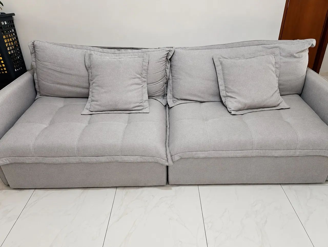 Vendo sofá retrátil seminovo alto padrão 