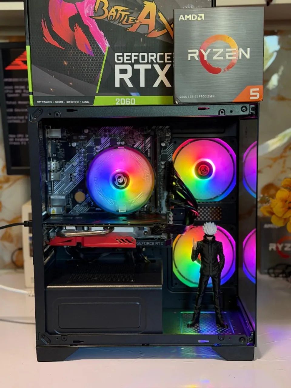 PC Gamer Ryzen 5 5600 + RTX 2060 + 16GB - TOP - Foto 3