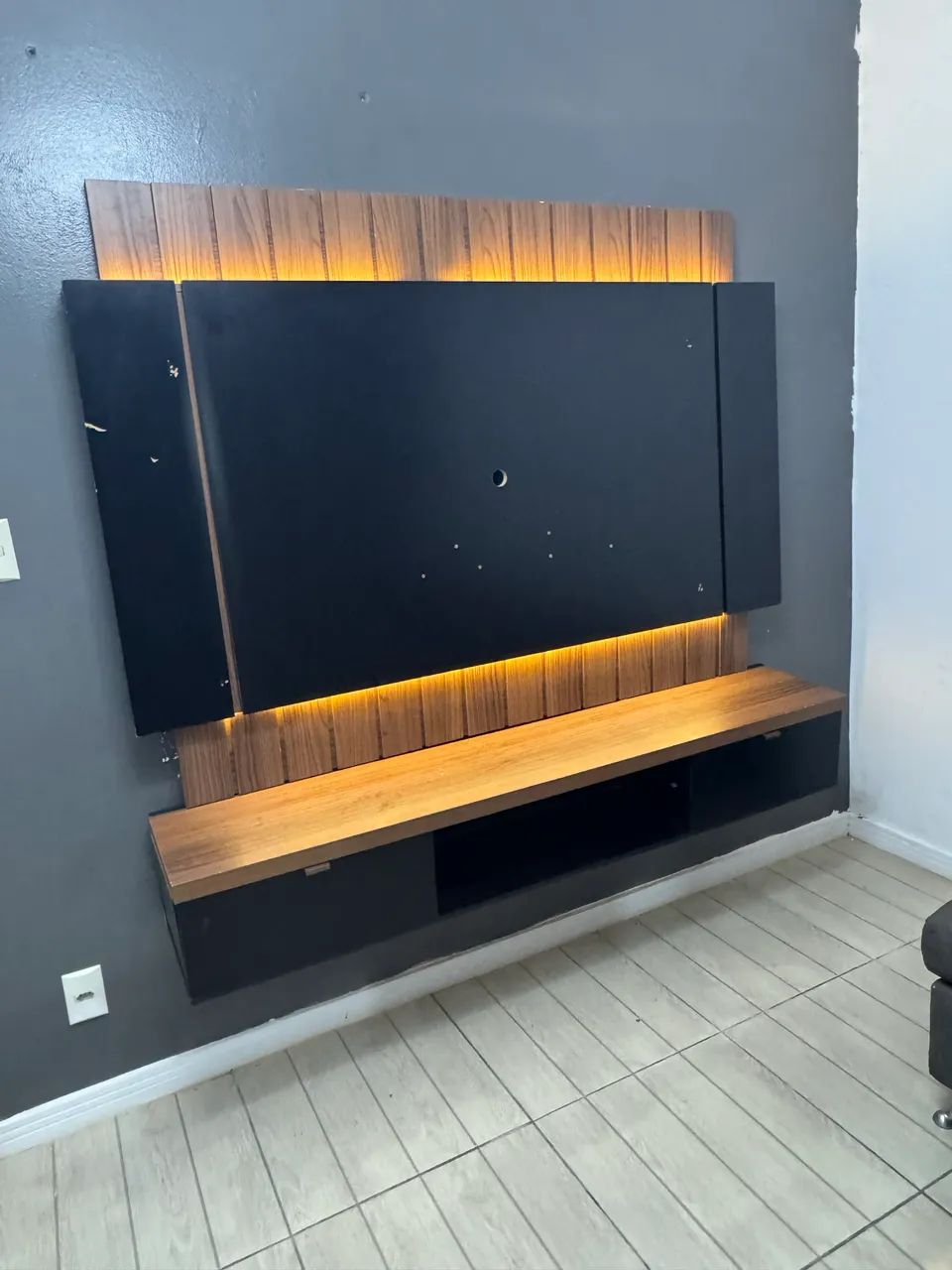 Painel com led 
