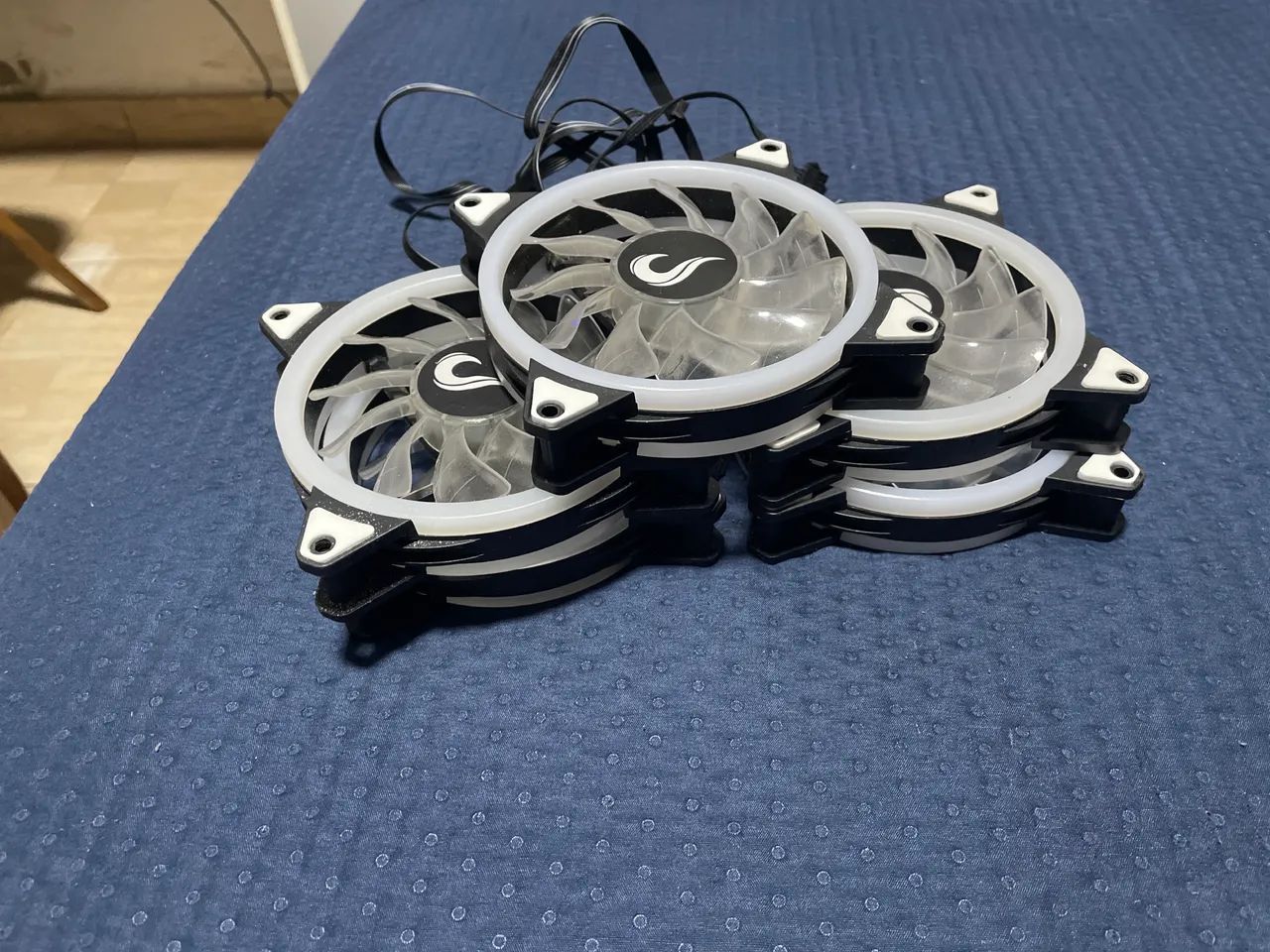 kit 5 fans rgb rise mode (sem controladora)  - Foto 2