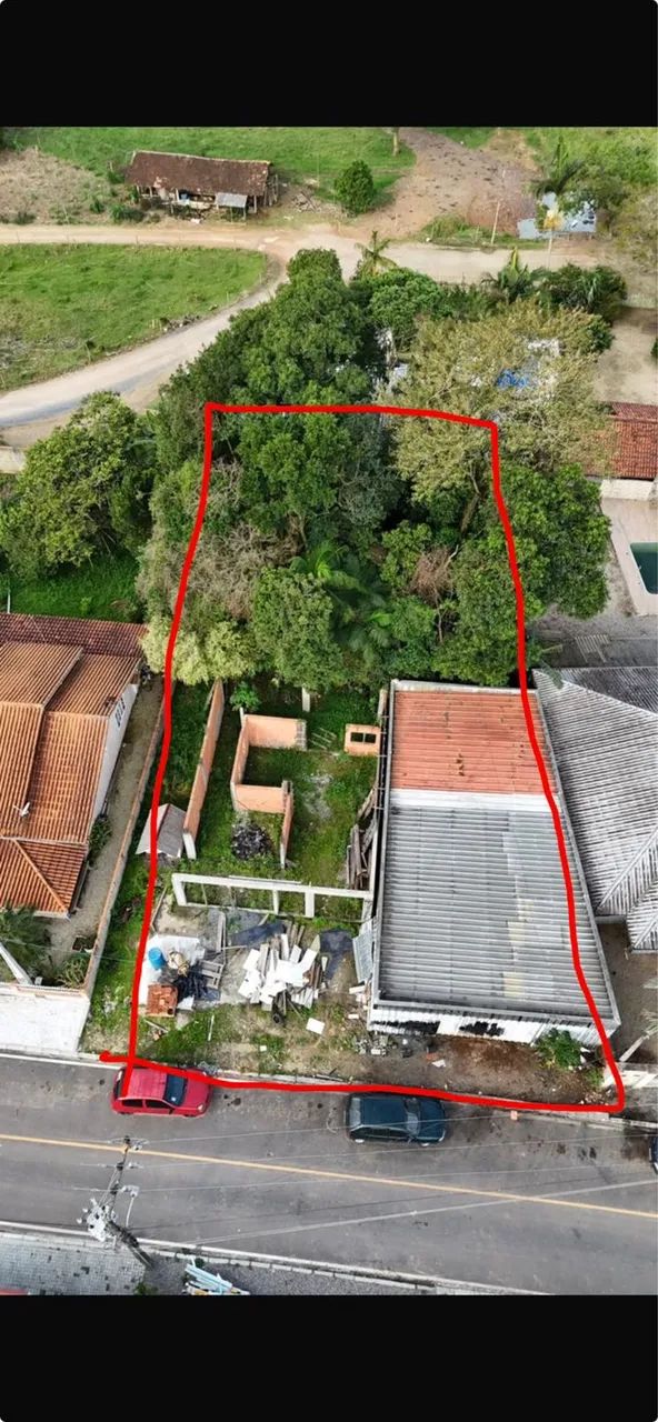 Terreno em canelinha com galpão e casa em construção  - Foto 5