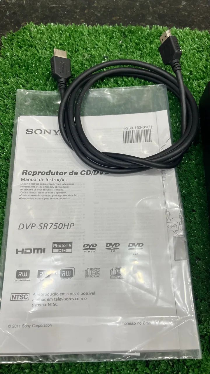 Reprodutor CD/DVD Sony DVP-SR750HP grava de  CD/DVD para USB PenDrive - Foto 5