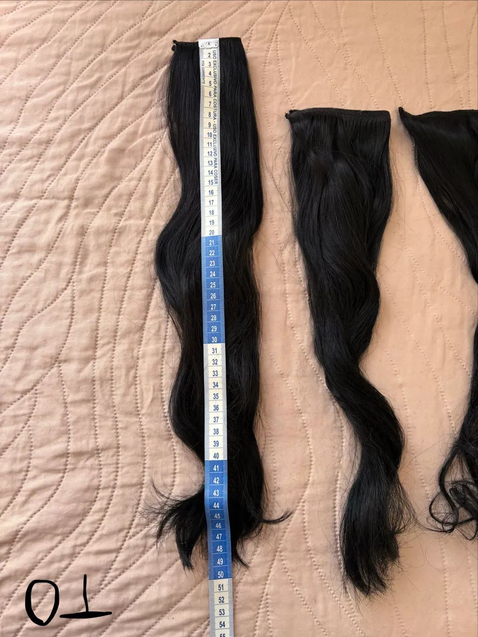 3 Telas de Cabelo para Aplique - 153g - Foto 5