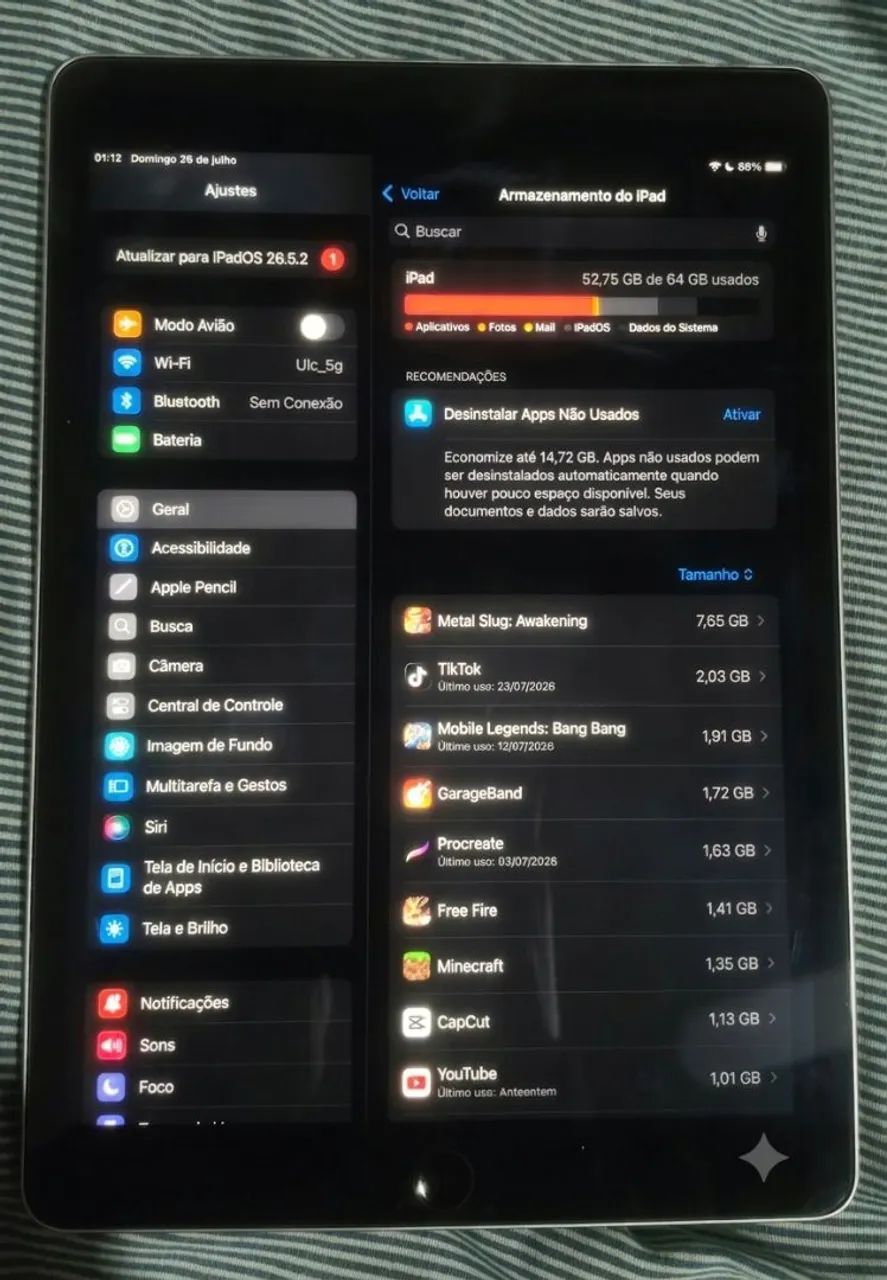 iPad Apple 9th Geração 10,2'' Wi-fi 64gb Prata - Foto 5