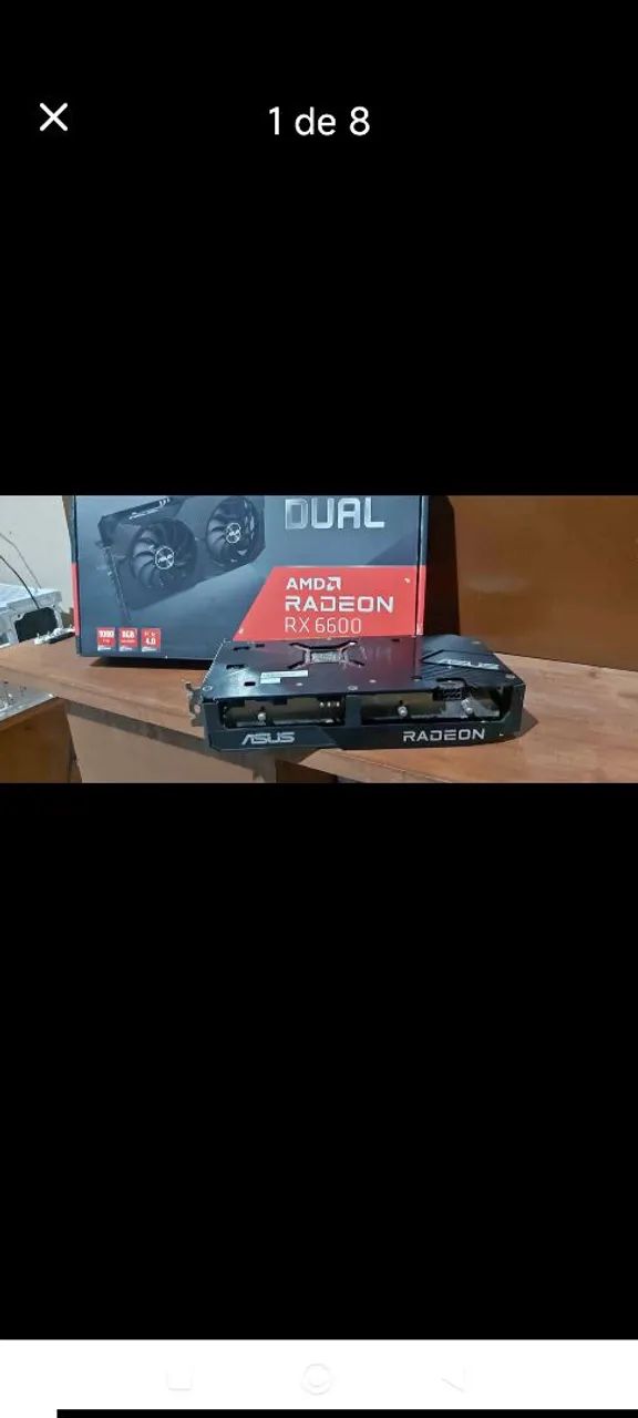  Placa de video Rx6600xt 8gb ram - Foto 2