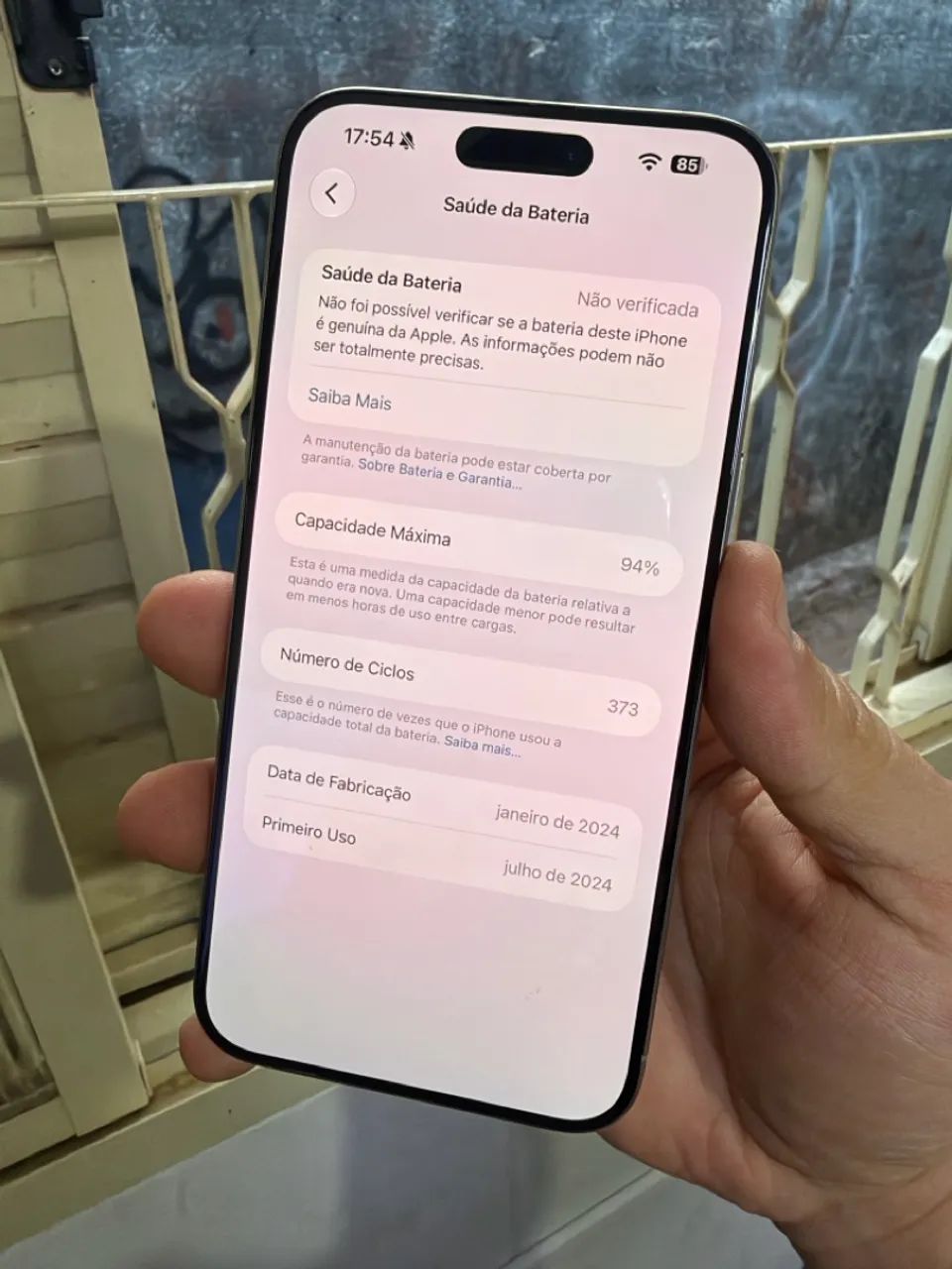 IPhone 15 Pro Max 256gb titânio | Face ID ok | tela original - Foto 5