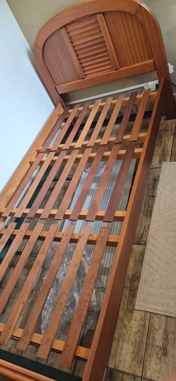 Cama solteiro madeira maciça  - Foto 2