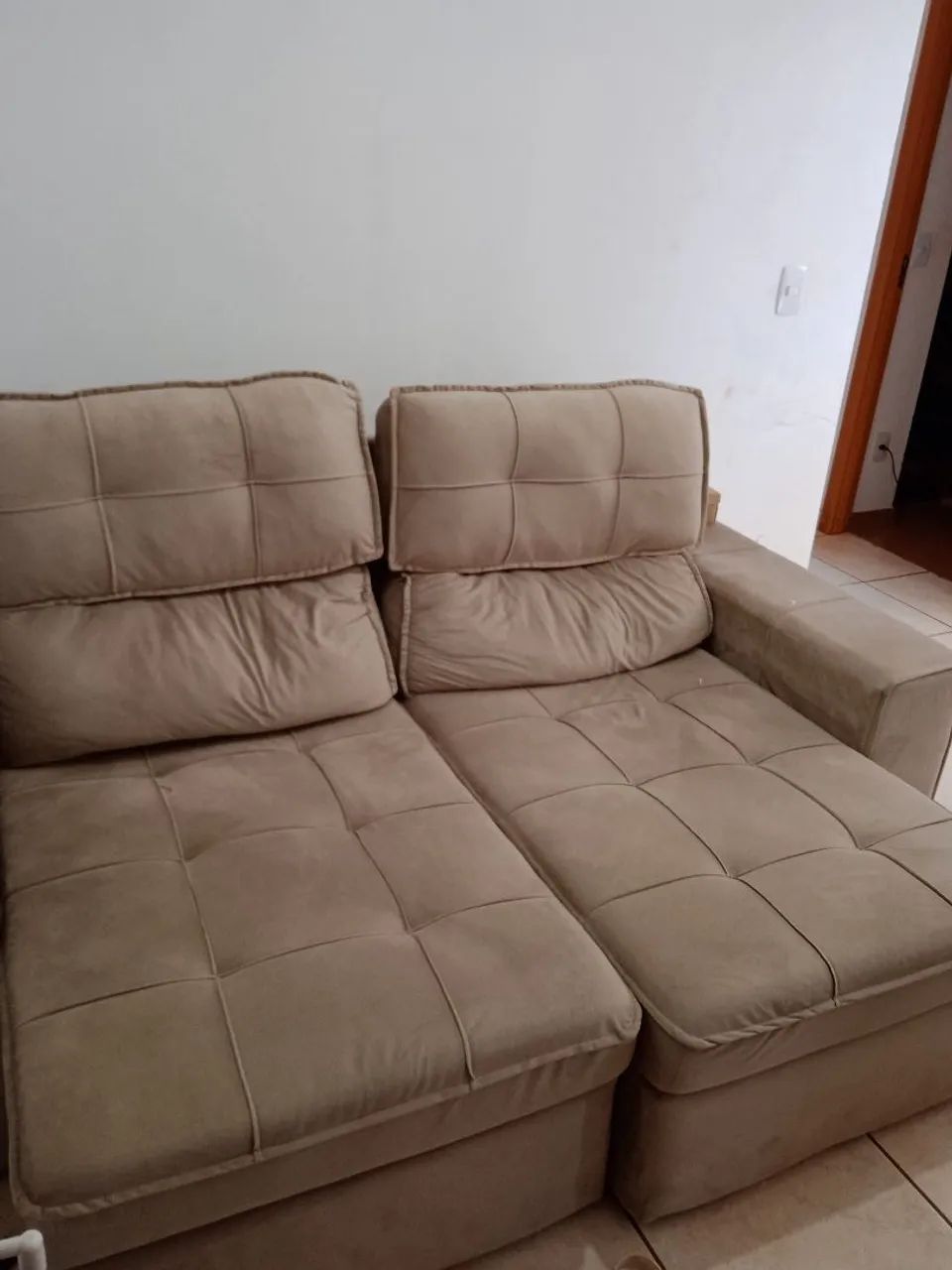 Sofá ergonômico Médio 2 lugares Retratil