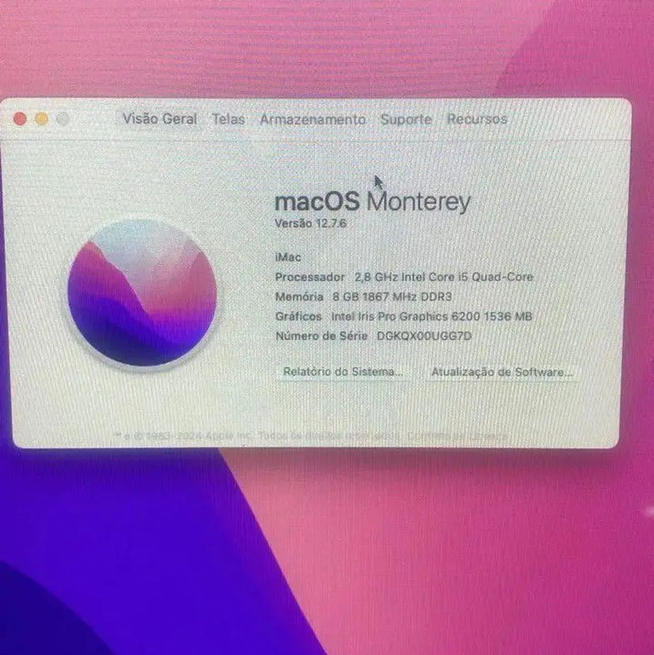 IMac 2019 21" em excelente estado  - Foto 5