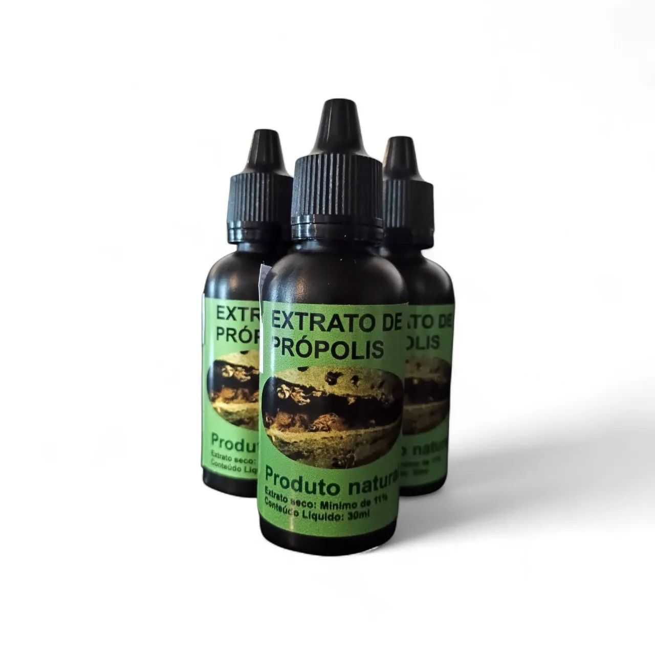 Extrato de própolis verde e marrom frasco conta gotas 30ml - Foto 2