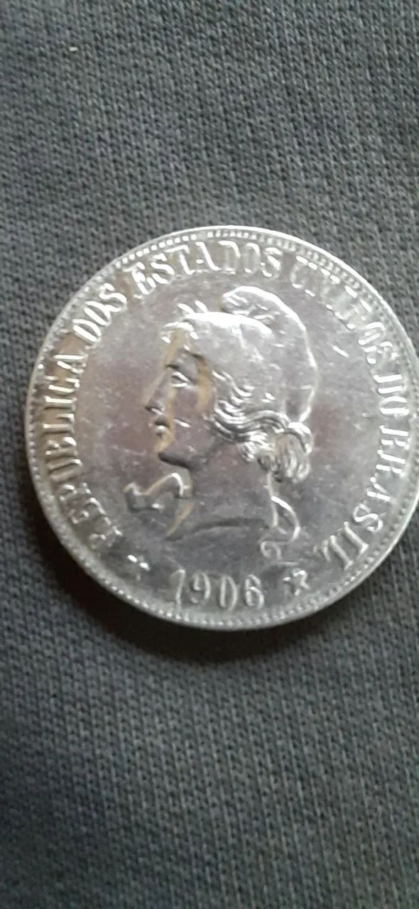 Moeda de 2.000 réis,"0"aberto - Foto 3