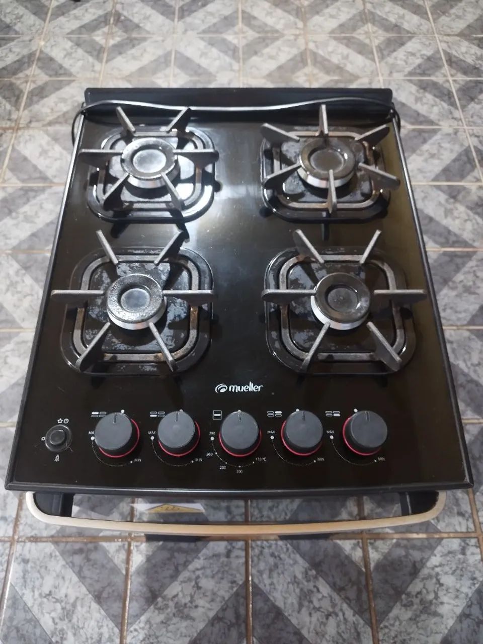 Fogão Muller Elétrico com Mesa de Vidro 4 Bocas. - Foto 4